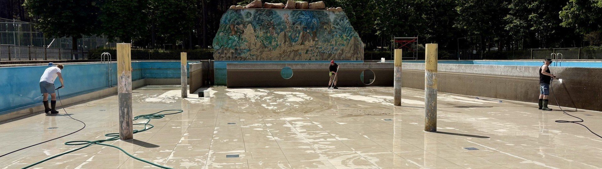 Familiepark goolderheide bocholt zwembad bijna zomerklaar na