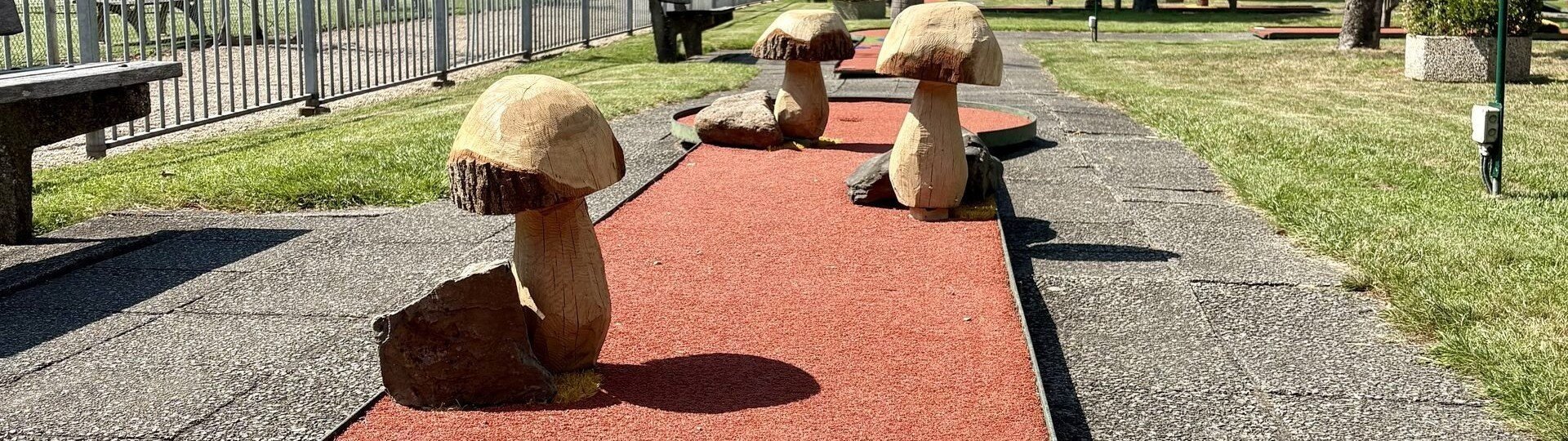 Familiepark goolderheide vernieuwe minigolf met nieuwe beeldjes 4