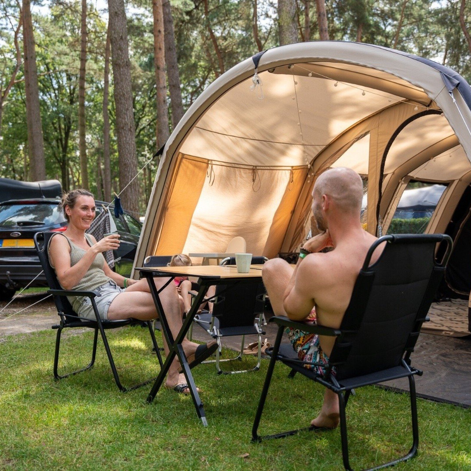 Kampeerplaats prive sanitair