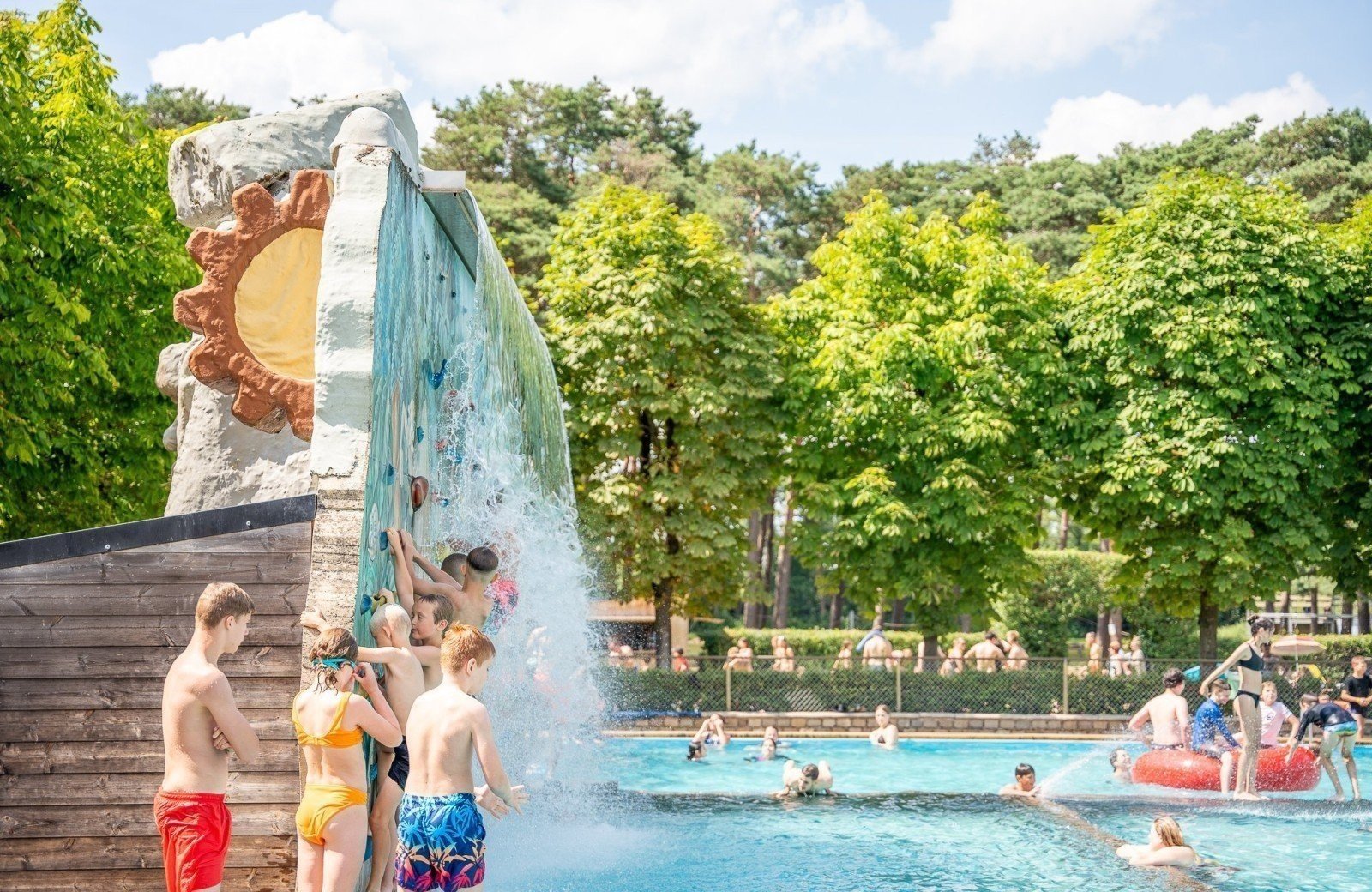 Zwembad kindercamping belgisch limburg